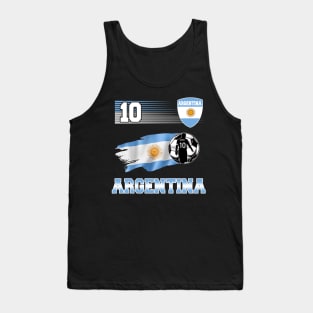 Argentina 10 Soocer Jersey Argentina Football Fan Soccer 2022 Tank Top